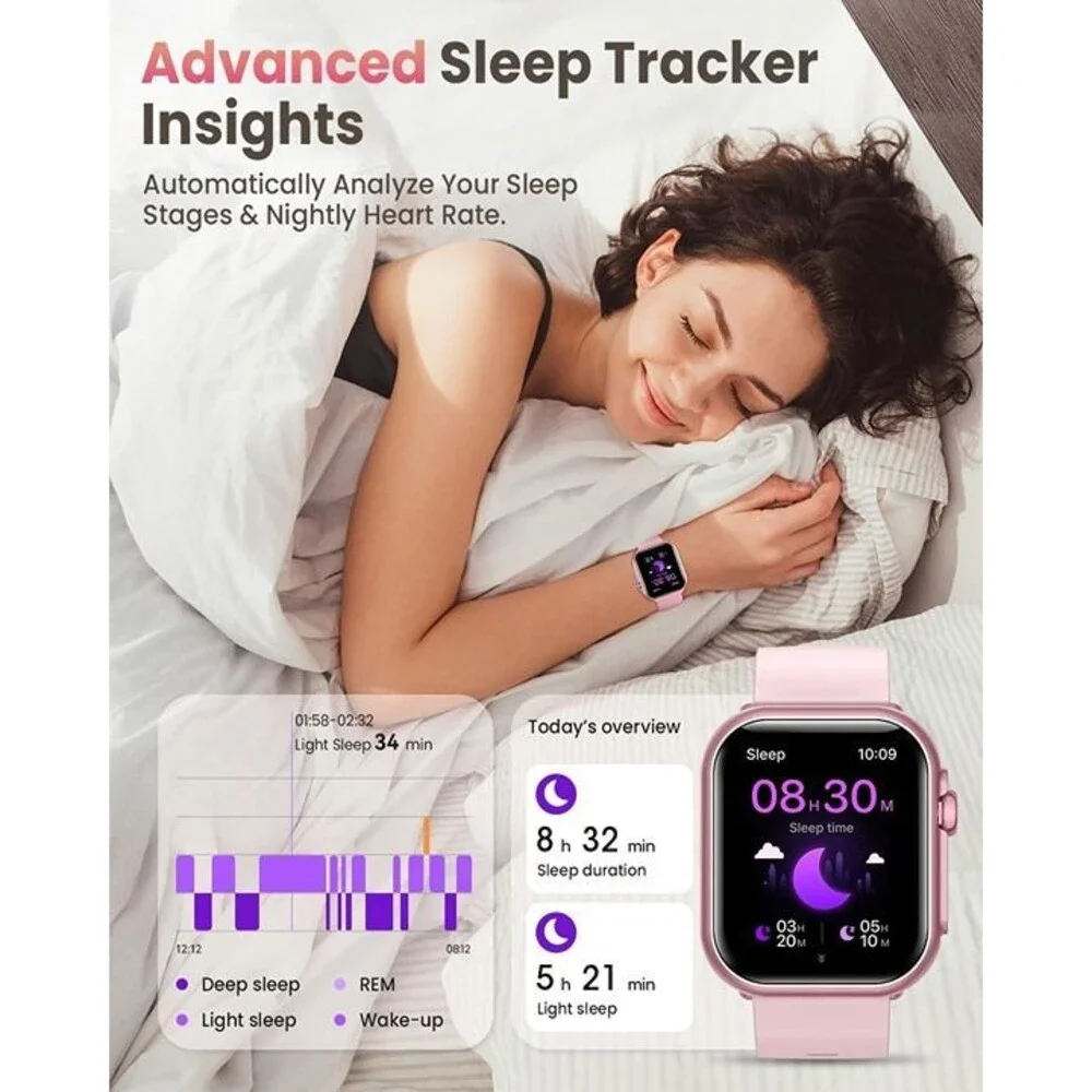 Smart Watch for Women and Men - Rose